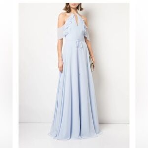WORN ONCE Marchesa Notte Bridesmaids cold shoulder bridesmaid gown